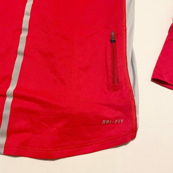 Nike Dri Fit Half Zip Womens Long Sleeve Shirt Size Large - Picture 15 of 16
